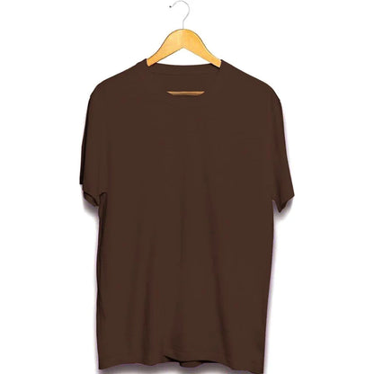 Plain Unisex Colored T Shirt Round Neck